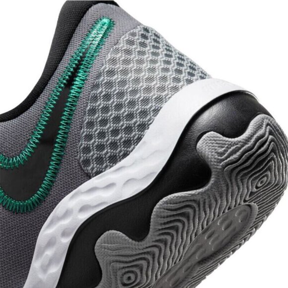 Nike Renew Elevate 2🔥New Basketball Grey Shoes Grey/Green FULL BOX CW3406-005 - Picture 10 of 11